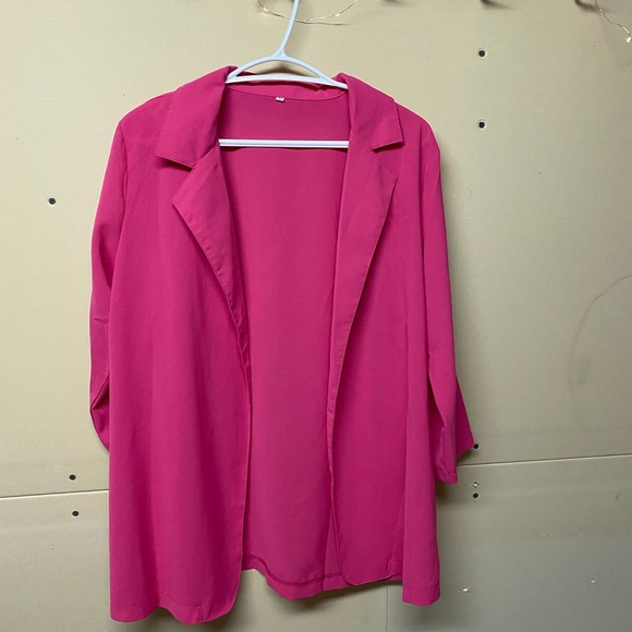 SHEIN Jackets & Blazers - 2/$20❤️- BLAZER | Women’s hot pink “blazer” size medium